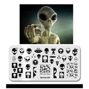 $5 New Alien nail stamping plate stainless steel $5 if bundled